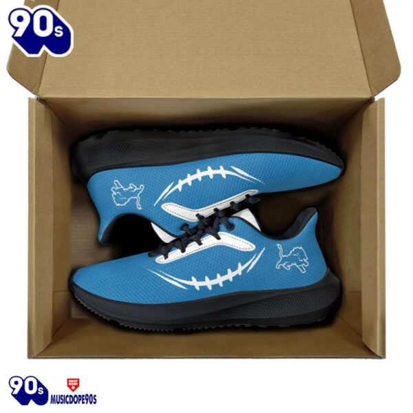 Black Detroit Lions Running Shoes