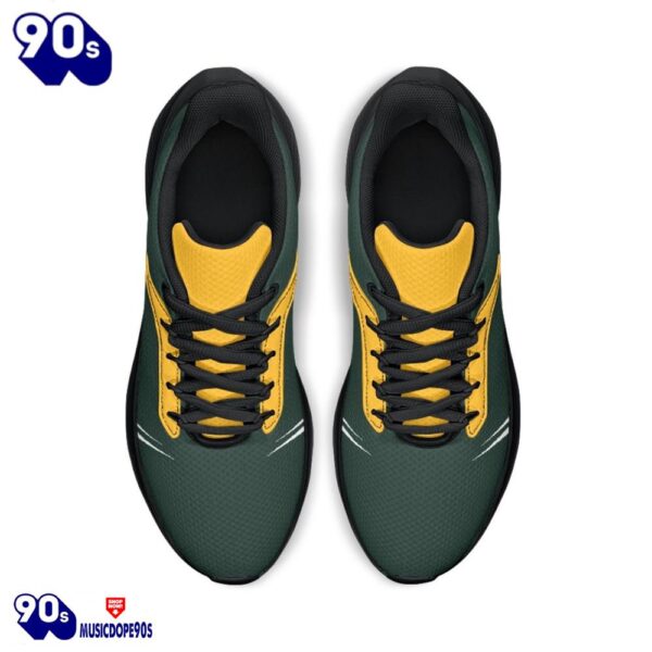 Black Green Bay Packers Running Shoes