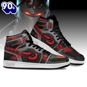 Black Knight Game Character Shoes Custom For Fans