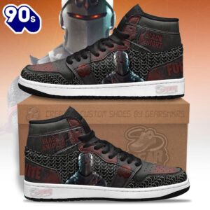 Black Knight Skin Game Character Shoes Custom For Fans