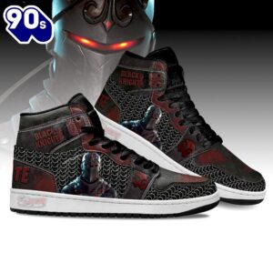 Black Knight Skin Game Character Shoes Custom For Fans