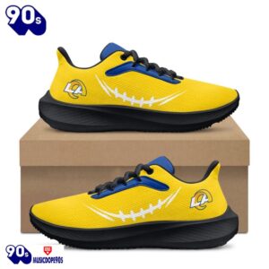 Black Los Angeles Rams Running Shoes