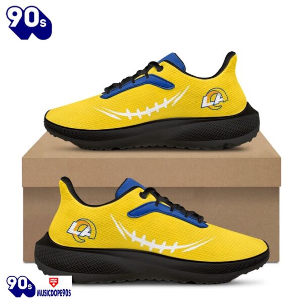 Black Los Angeles Rams Running Shoes