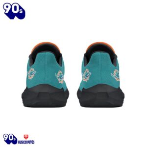 Black Miami Dolphins Running Shoes