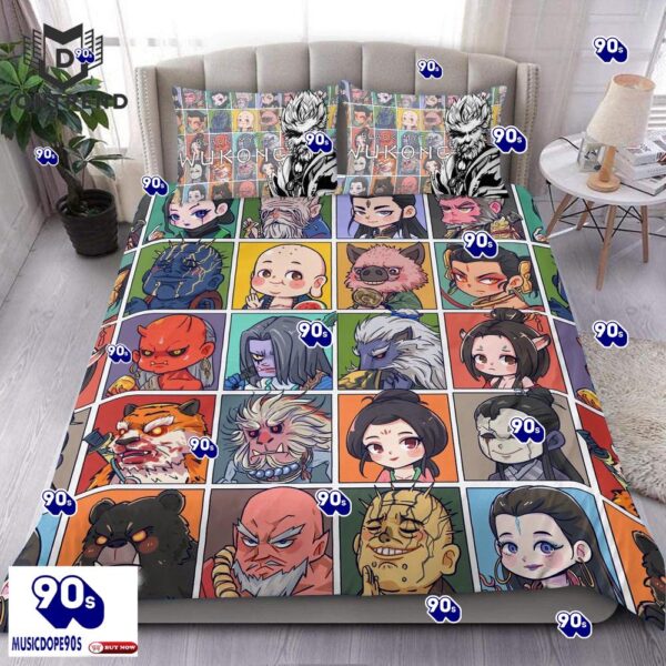 Black Myth Wukong Design Bedding Set