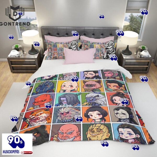 Black Myth Wukong Design Bedding Set