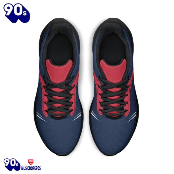 Black New England Patriots Running Shoes