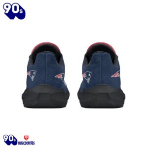 Black New England Patriots Running Shoes