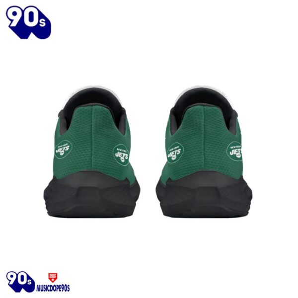 Black New York Jets Running Shoes