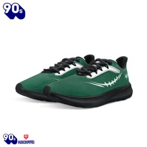 Black New York Jets Running Shoes