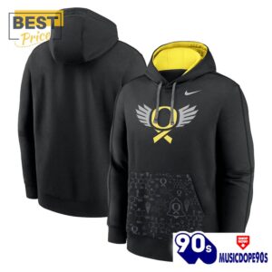 Black Oregon Ducks Club Pullover…