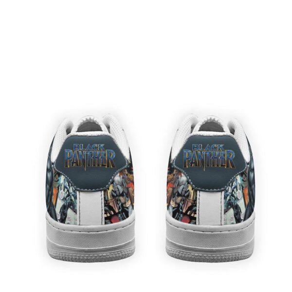 Black Panther Air Sneakers Custom Superhero Comic Shoes