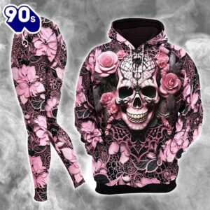 Black Pink Skull Lace Combo…