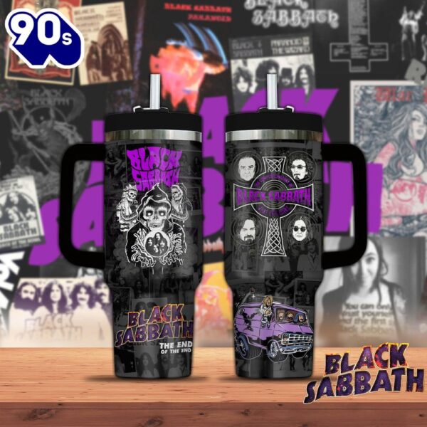 Black Sabbath 40oz Stanley Tumbler Summer For Fans