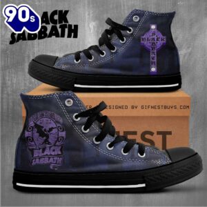 Black Sabbath Purple Cross, Black…