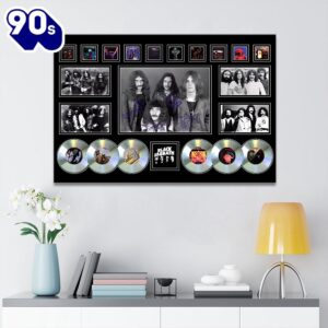 Black Sabbath Rectangle Canvas With…