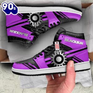 Black Sun Star Wars Symbols J1 Shoes Custom For Fans