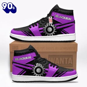 Black Sun Star Wars Symbols J1 Shoes Custom For Fans