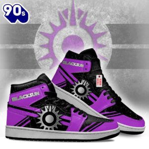 Black Sun Star Wars Symbols J1 Shoes Custom For Fans