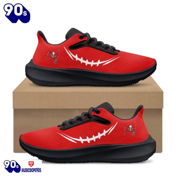 Black Tampa Bay Buccaneers Running Shoes