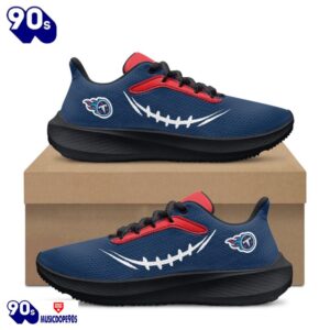 Black Tennessee Titans Running Shoes