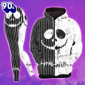 Black White Nightmare Combo Hoodie and Leggings