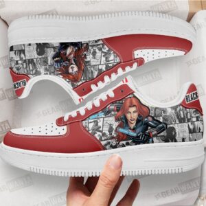 Black Widow Air Sneakers Custom Comic Shoes