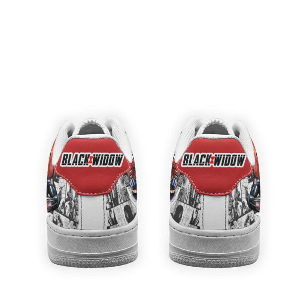 Black Widow Air Sneakers Custom Comic Shoes