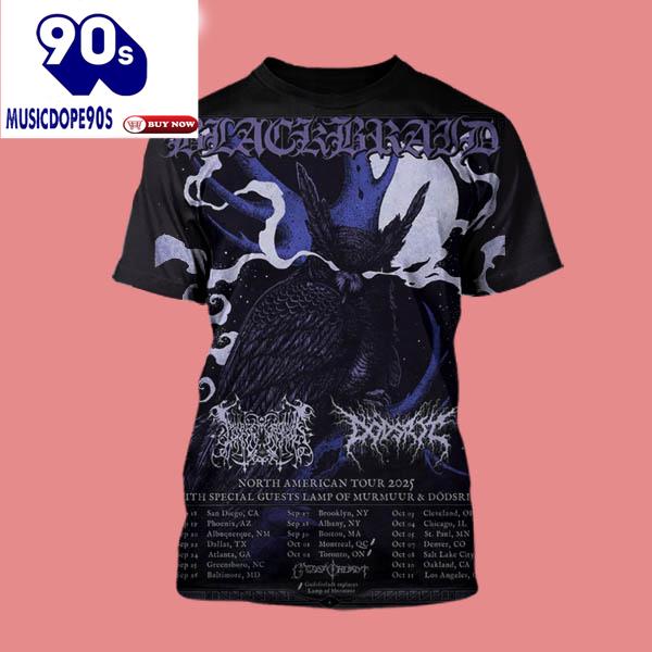 Blackbraid Band North American Tour 2025 With Lamp Of Murmuur And Dodsrit Schedule Cities Tour Dates Shirt Blackbraid Band North American Tour 2025 With Lamp Of Murmuur And Dodsrit Schedule Cities Tour Dates Shirt