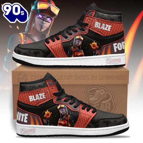 Blaze Skin Game Character Shoes Custom For Fans