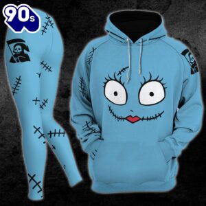 Blue Nightmare Hoodie and Leggings Set