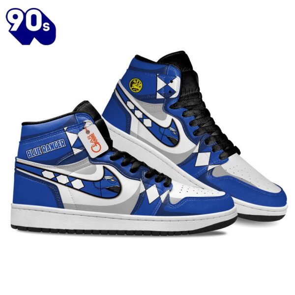 Blue Ranger J1 Sneakers Custom Movies Shoes