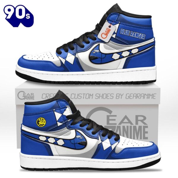 Blue Ranger J1 Sneakers Custom Movies Shoes