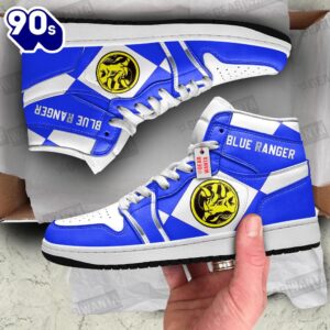 Blue Ranger Mighty Morphin Power Rangers J1 Shoes Custom Sneakers