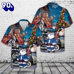 Blue Santa Sheriffs Merry Christmas…