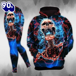 Blue Thunder Skeleton Combo Hoodie…