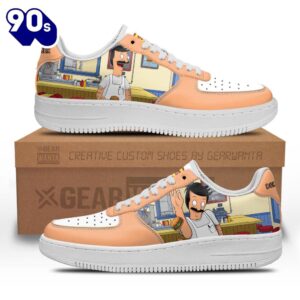 Bob Belcher Bob's Burger Custom Air Sneakers