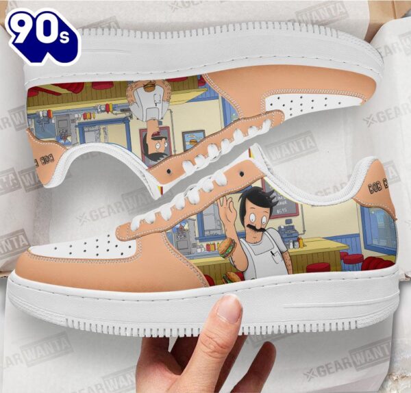 Bob Belcher Bob’s Burger Custom Air Sneakers