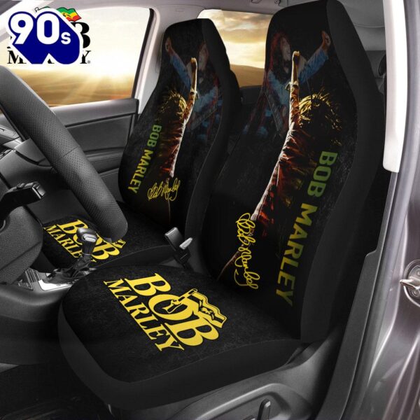 Bob Marley 2PCS Car Seat Cover New Trendding