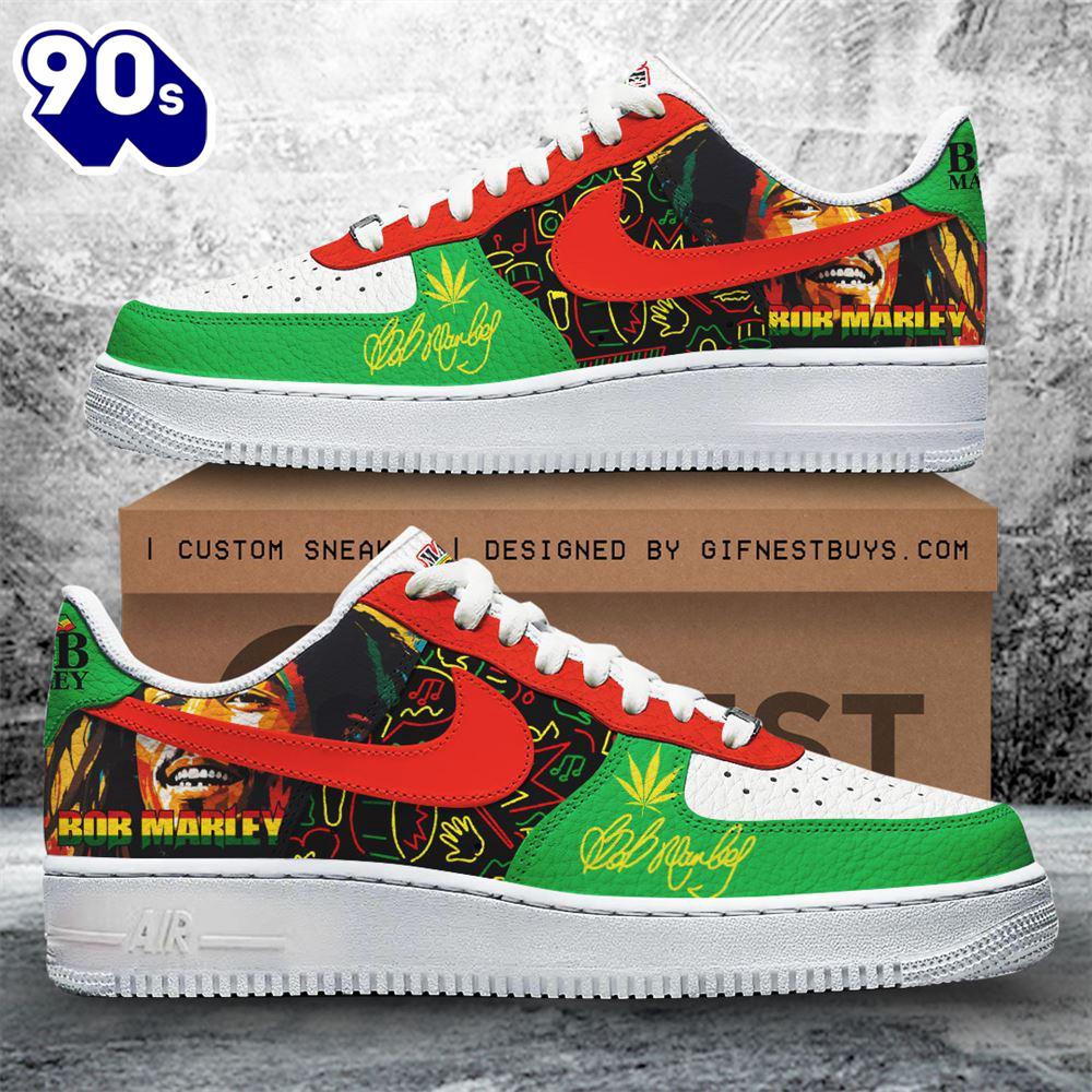 Bob Marley Air Force 1 Sneaker New Trend Bob Marley Air Force 1 Sneaker New Trend