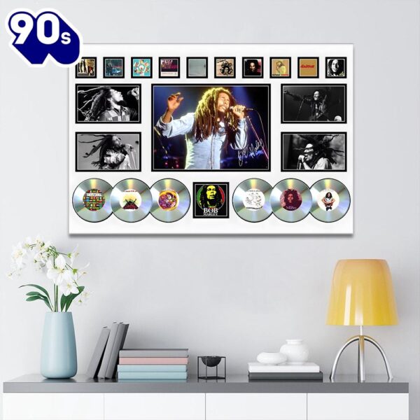 Bob Marley Rectangle Canvas With Inner Frame For Fans