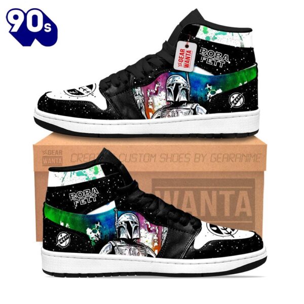 Boba Fett Star Wars J1 Shoes Custom Sneakers