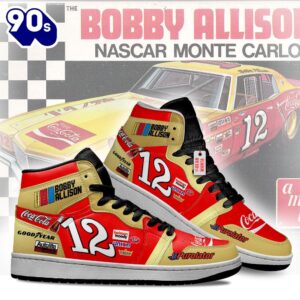 Bobby Allison J1 Shoes Custom Coca #12 Sneakers