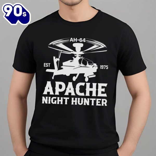 Boeing AH-64 Apache Night Hunter Classic Unisex T-Shirt Gildan