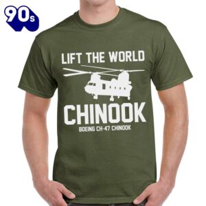 Boeing CH-47 Chinook Lift the World Classic Unisex T-Shirt Gildan