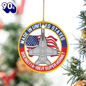 Boeing FA-18 Super Hornet Ceramic Ornament