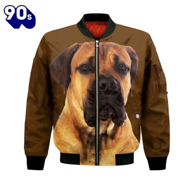 Boerboel – Unisex 3D Graphic Bomber Jacket