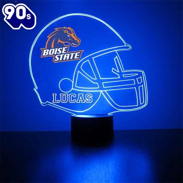 Boise State Helmet Led Light Sports Fan Lamp  Gift Christmas