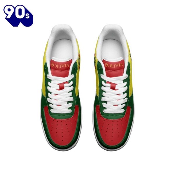 Bolivia Flag Air Force Shoes Custom Country