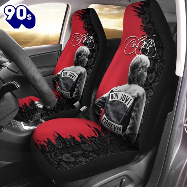 Bon Jovi 2PCS Car Seat Cover Decor Car